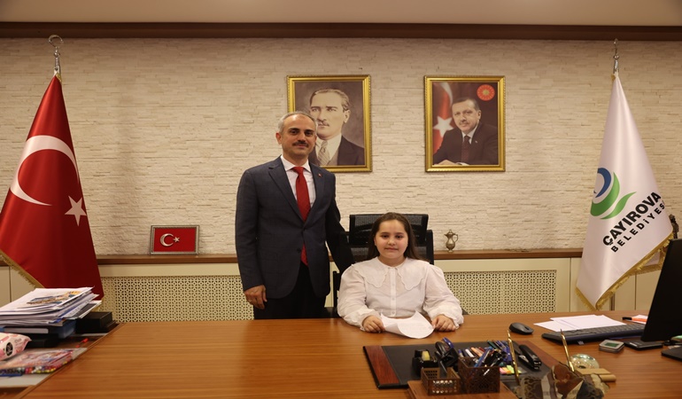 Çayırova’da minik başkandan ilk talimatılar