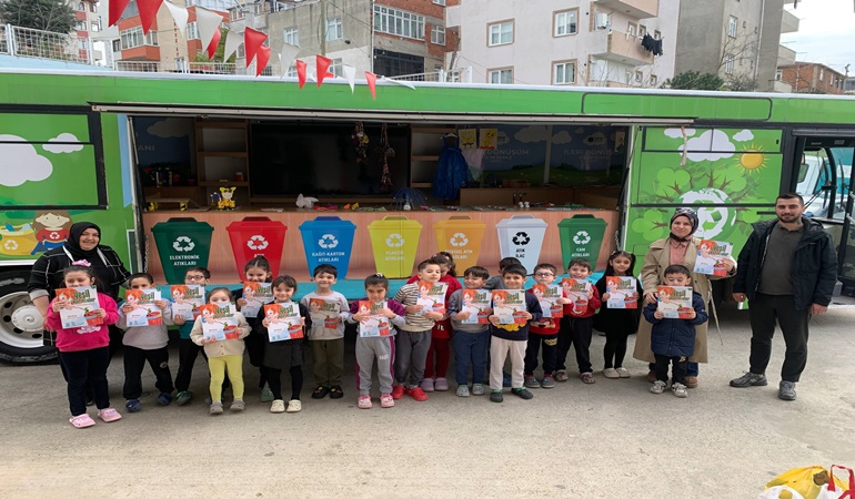 Çayırova’da miniklere sıfır atık eğitimi 