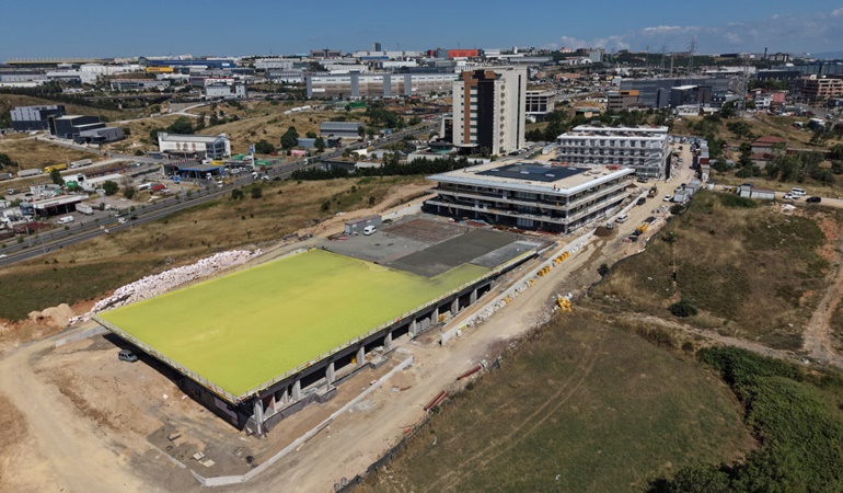 Çayırova’da Spor Lisesi inşaatında tempo yüksek
