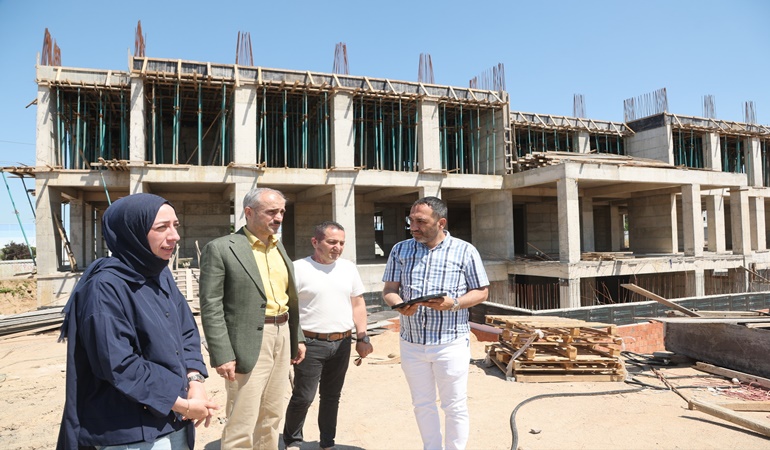 Çayırova’da yeni meslek lisesi inşaatı yükseliyor