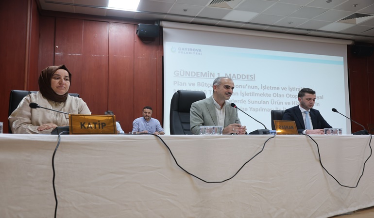Çayırova Meclisi’nde 3 gündem maddesi karara bağlandı