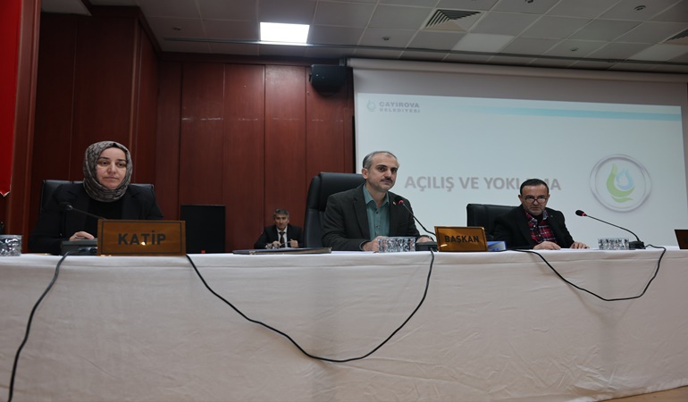 Çayırova Meclisi’nde üç gündem maddesi karara bağlandı 