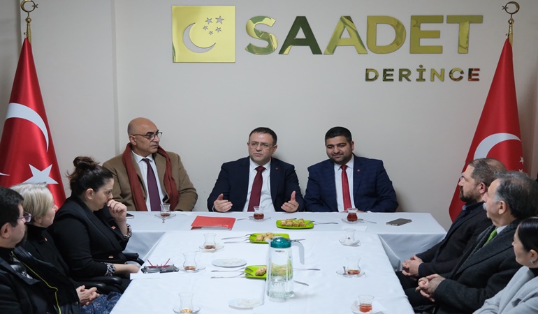 CHP Derince adayı Gökçe’den Saadet ve DEVA’ya ziyaret 