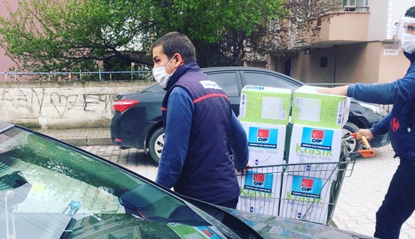 CHP Derince'den yardım kampanyası