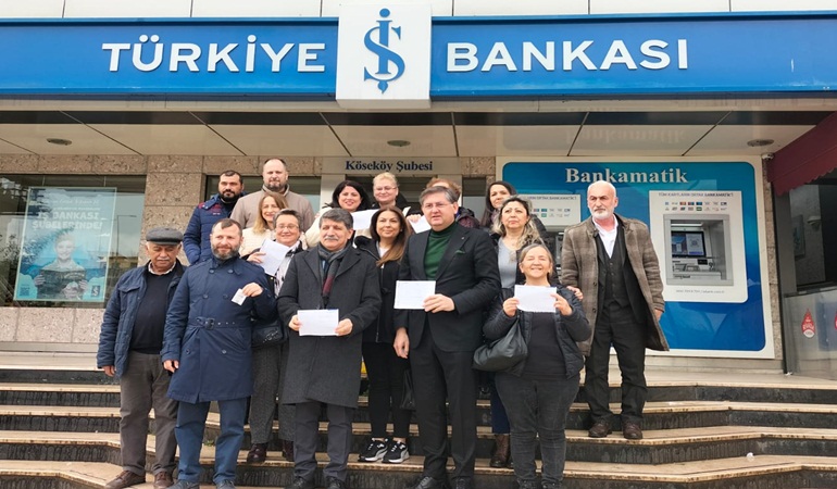 CHP Kartepe'den  Kılıçdaroğlu'nun bağış kampanyasına destek