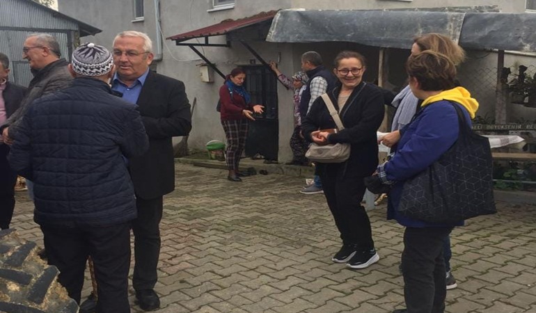 CHP Kocaeli bu kez hane ziyaretleri için Kandıra’daydı