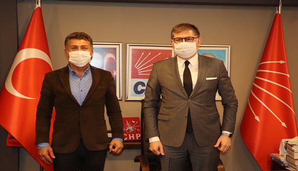 CHP’li vekil Sarıbal, Başkan Yıldızlı ve yönetimini ziyaret etti