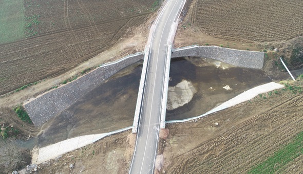 Çıraklı – Çavuşlu köprüsü hizmete açıldı