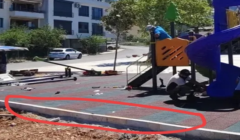 Çocuk parkları güvenli değil