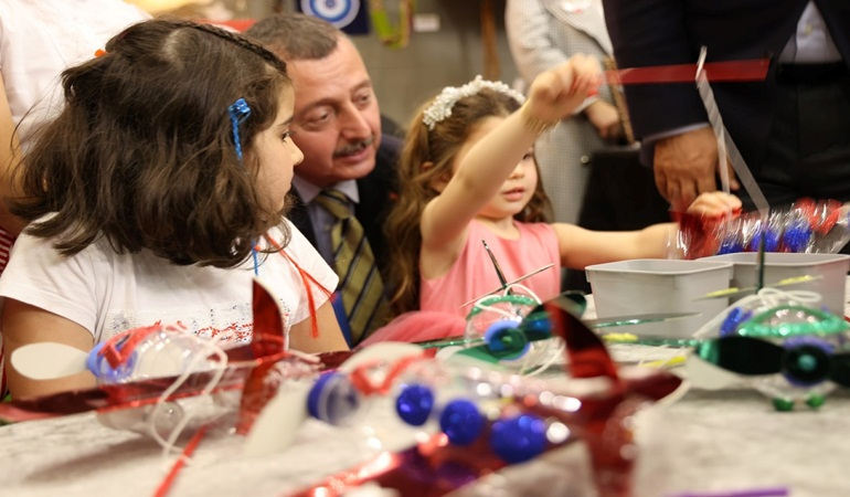 Çocukların hayal dünyası Büyükakın’ı büyüledi