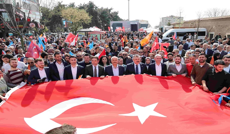 Cumhur İttifakı’ndan Gebze’de coşkulu miting