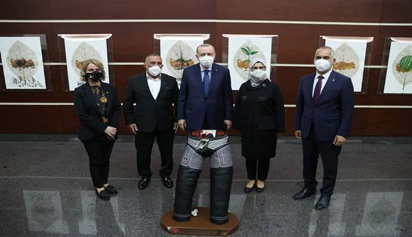 Cumhurbaşkanı Erdoğan’a kispet hediye ettiler