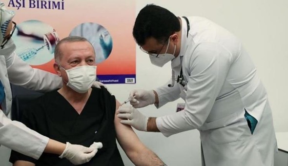 Cumhurbaşkanı Erdoğan corona aşısı oldu