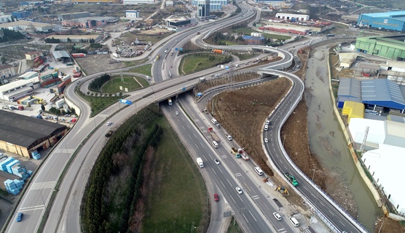 D-100 Dilovası Batı Kavşağında artık su baskını olmayacak  