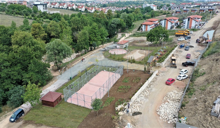 Damlar Vadisi Millet Bahçesi’nde sona yaklaşılıyor