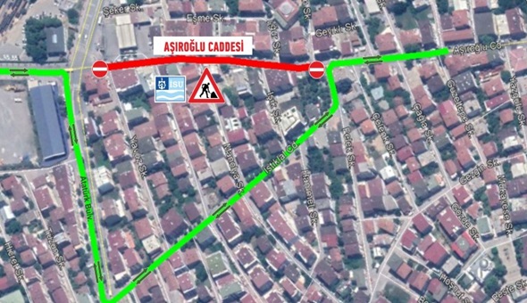 Darıca Aşıroğlu Caddesi’ne geçici trafik düzenlemesi
