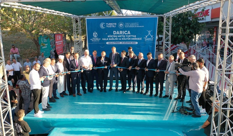 Darıca’da 45 bin kişiye hizmet verecek merkezi Bakan Özhaseki açtı