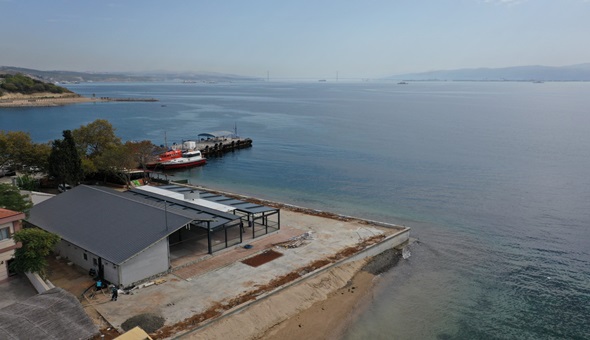 Darıca’daki yeni restoran sahil parkına yakışacak