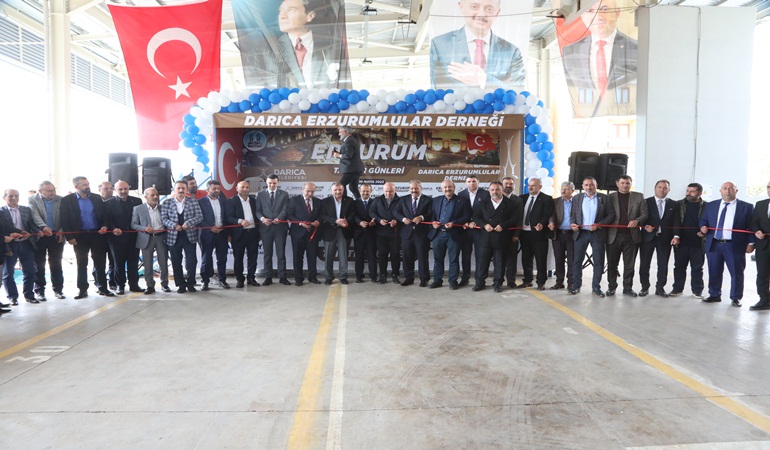 Darıca Kapalı Pazar alanı Erzurum Tanıtım Günleri’ne ev sahipliği yapıyor