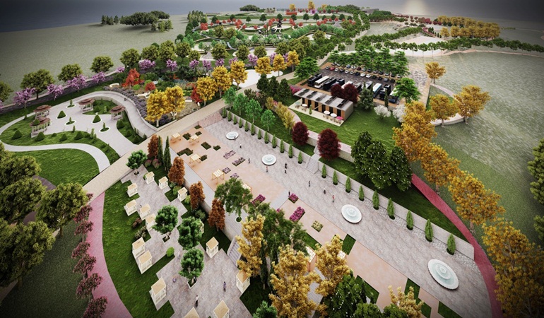 Darıca Millet Bahçesi 3. Etap’ta Millet Kıraathanesi’nin temel kazıları bitti