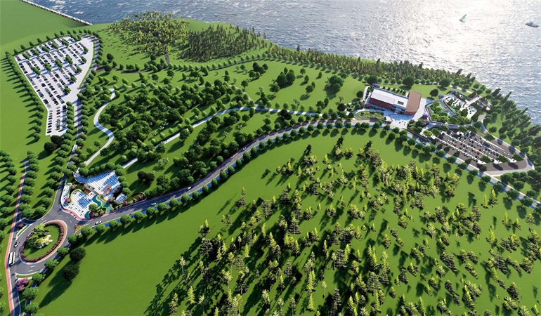 Darıca Millet Bahçesi 3. Etap’ta Millet Kıraathanesinin kaba inşaatı tamam