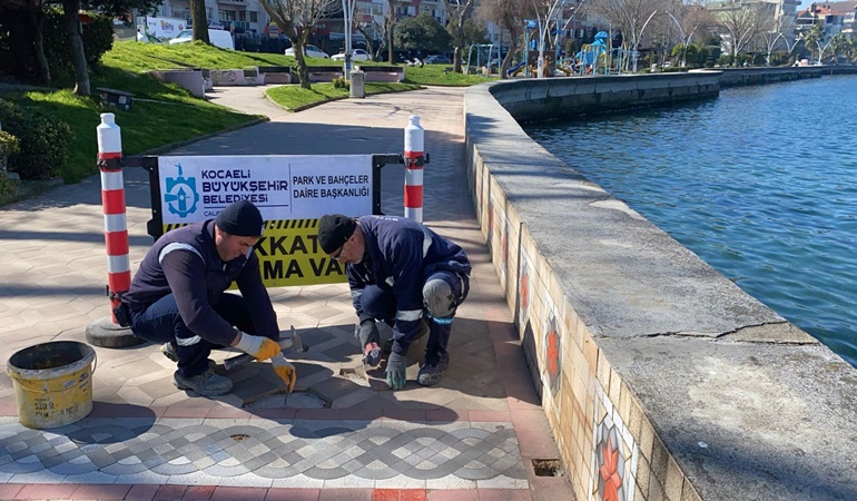 Değirmendere sahilinde estetik görünüm