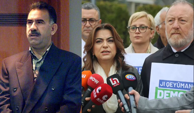 DEM'liler PKK'nın baş canisinden başka bir şey düşünemez haldeler!