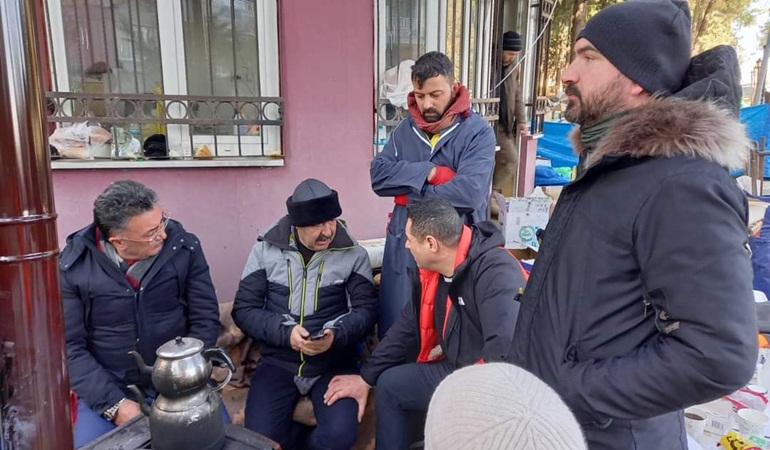 Deprem bölgesine giden Şanbaz Yıldız’dan açıklama