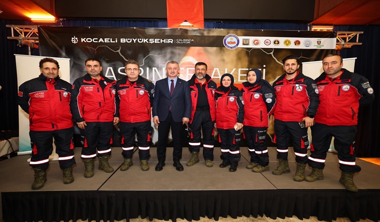 Deprem kahramanlarına teşekkür