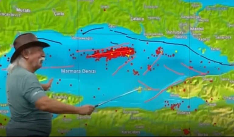 Depremin yerini günler önce böyle göstermişti!