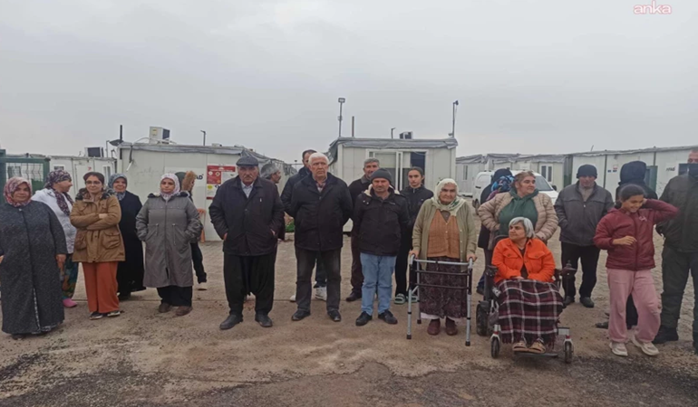 Depremzedelere kışın ortasında çıkın dediler