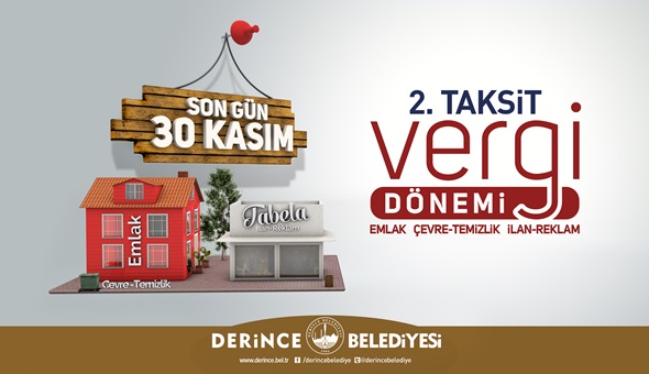 Derince Belediyesi'nden vergi uyarısı