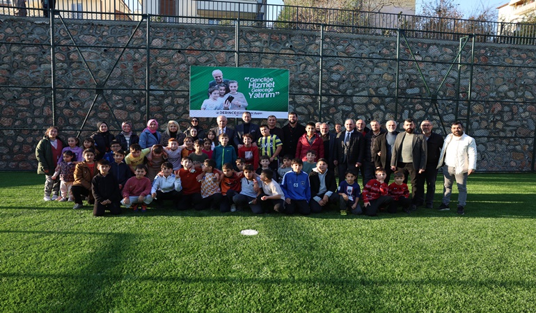 Derince’de 19’uncu spor alanı hizmete açıldı
