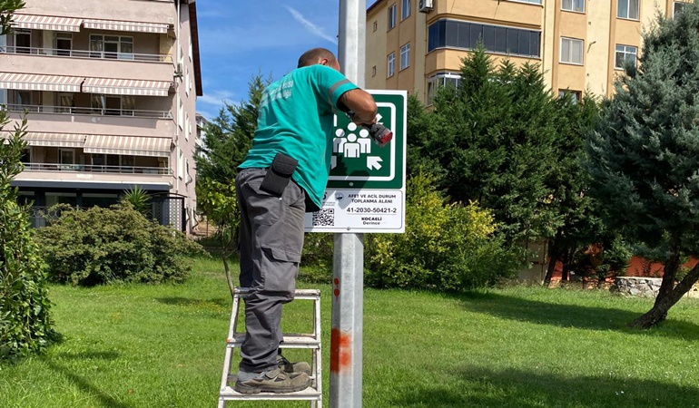 Derince’de afet toplanma alanı sayısı 28’den 61’e çıkarıldı