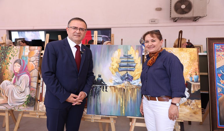 Derince’de el emeği eserler görücüye çıktı