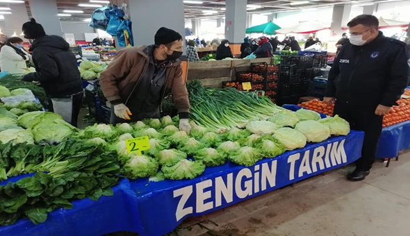 Derince’de pazarlar güvende