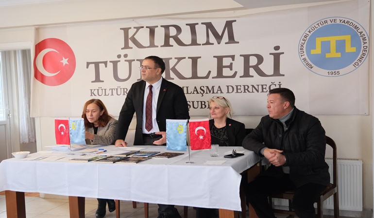 Derince’de Sertif Gökçe’den Kırım Türkleri’ne ziyaret