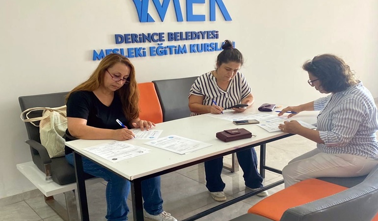Derince DER-MEK’te yeni dönem kayıtları başladı