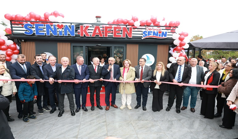 Derince’ye yeni bir sosyal yaşam alanı! Senin Kafen hizmette