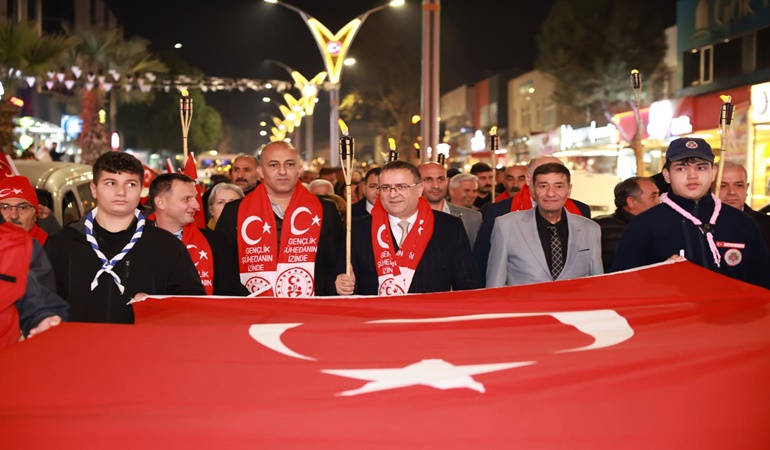 Derinceliler Sarıkamış şehitleri için yürüdü