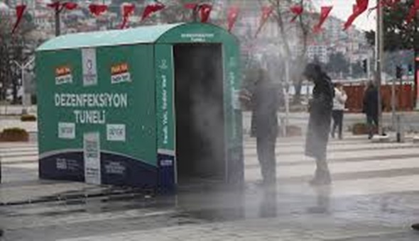 Dezenfeksiyon tünelleri için şok iddia