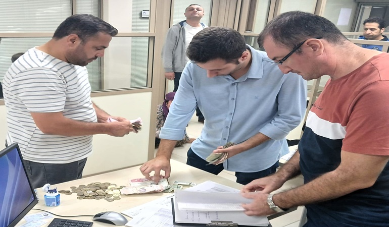 Dilencilerin üzerinden 6 bin 160 TL çıktı