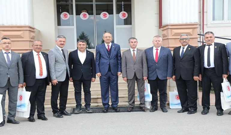 Dilovalı muhtarlara teşekkür belgesi 