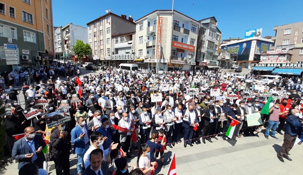 Dilovası, Kudüs'ü unutmadı 