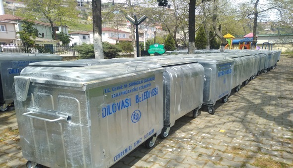 Dilovası’na 400 yeni çöp konteyneri!