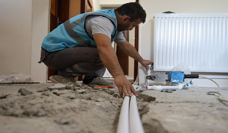 Dilovası’nda 300 haneye doğalgaz kurulum desteği