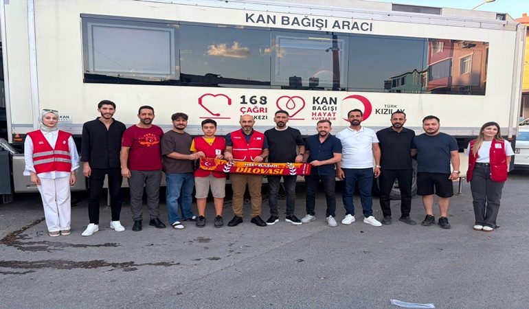Dilovası'nda Kızılay'a 73 ünite kan bağışı