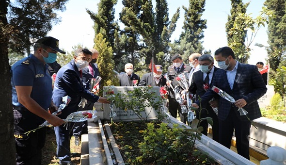 Dilovası’nda bayram öncesi şehitler unutulmadı!