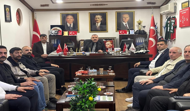 Dilovası’nda MHP’liler, Doğubeyazıtlılar Derneği yöneticilerini ağırladı