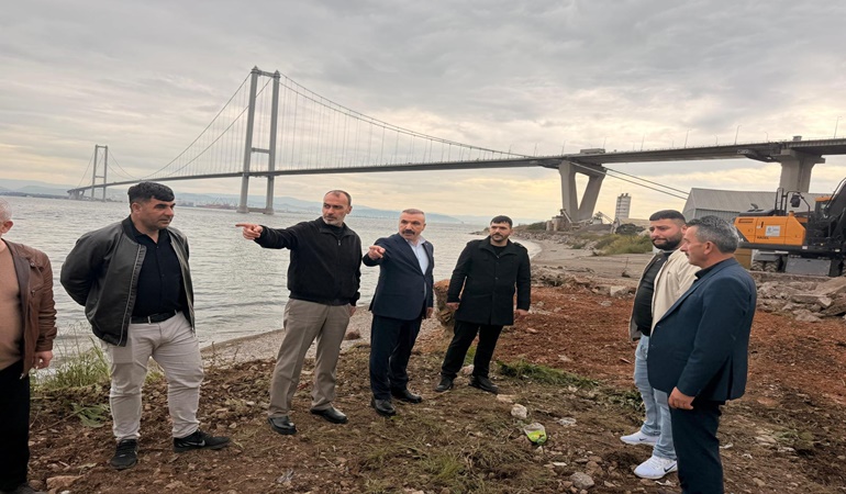 Dilovası’nda MHP’liler o projeyi yerinde inceledi